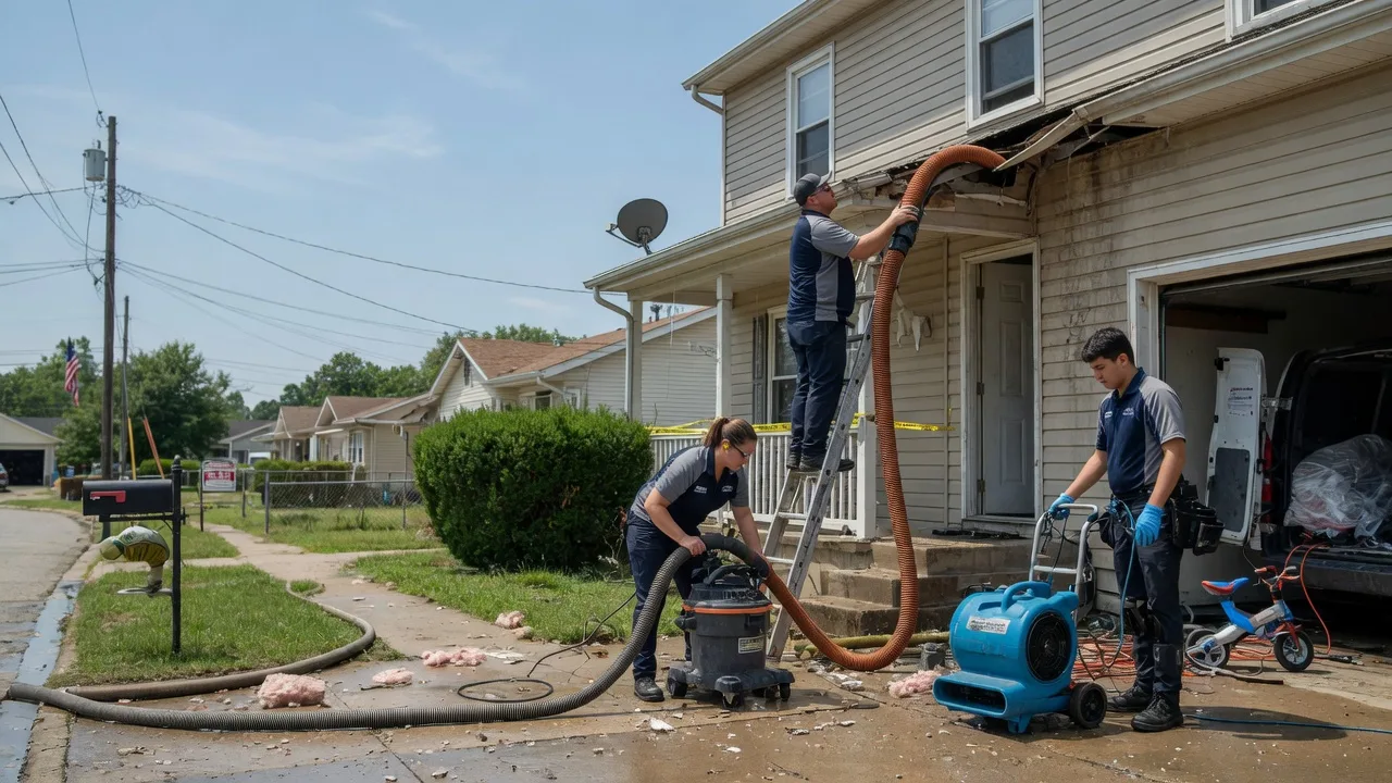 Water Damage Restoration in Bidwell, OH near me